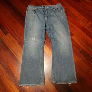 Modern Culture Distressed Blue Jeans 36 X 30